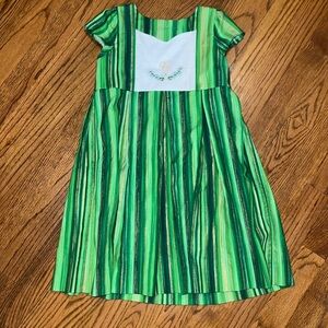 Green Custom Girls Dress size 7/8